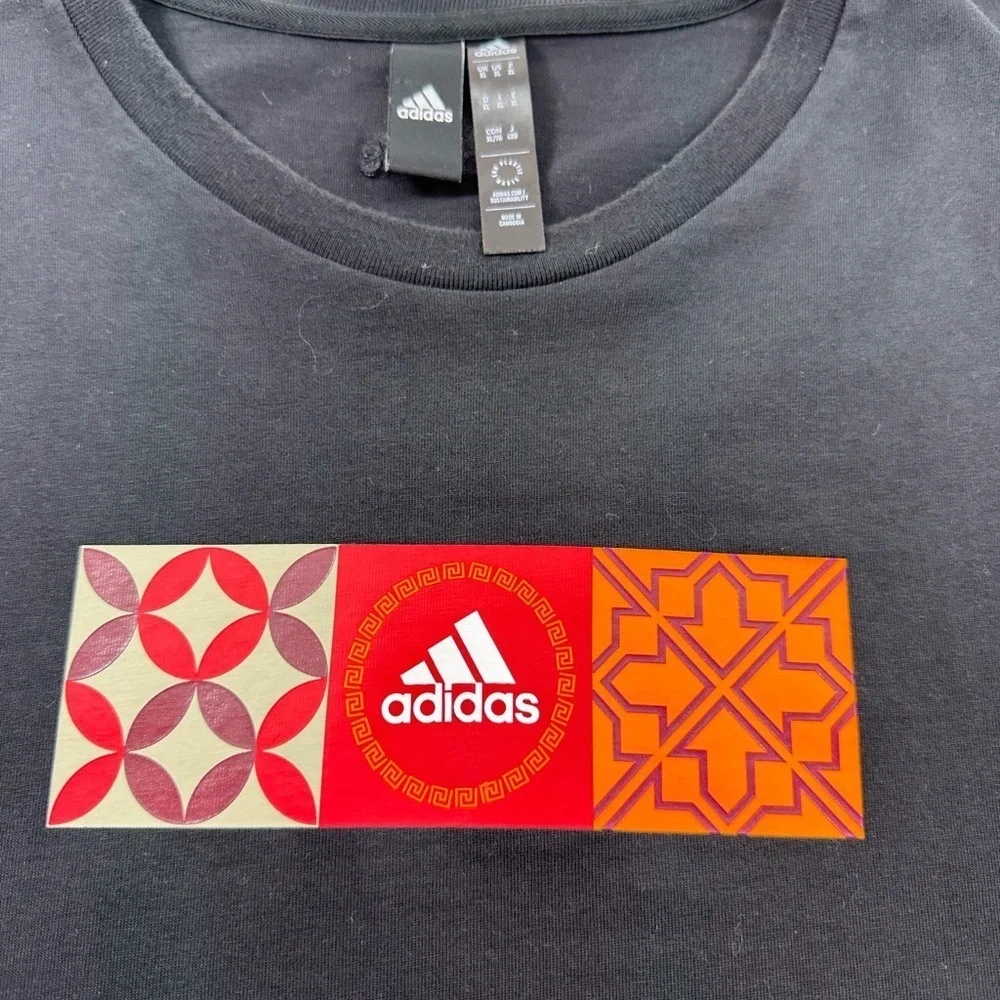 Adidas CNY Graphic Infill Tee Short Sleeve T-Shirt Men’s XL Black Limited